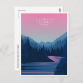 イスルロイヤル国立公園ミシガンヴィンテージ旅行 ポストカード (正面/裏面)