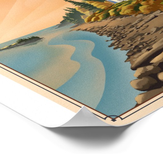 イスルロイヤル国立公園リトーのアートワークのポスター ポスター (角)