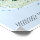 イスル・ロイヤル（ミシガン州）の地図のポスター ポスター (角)