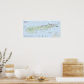 イスル・ロイヤル（ミシガン州）の地図のポスター ポスター (キッチン)