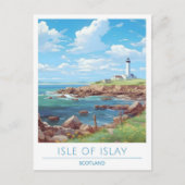 イスレイスコットランドヴィンテージ旅行の島 ポストカード (正面)