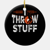 イスロー物ディスカストラック&フィールドアスリートスロー セラミックオーナメント (裏面)