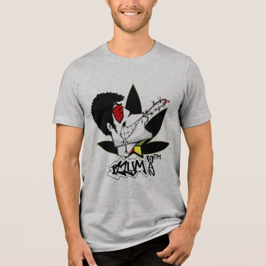 イズズムマンの服装 トライブレンドTシャツ (正面)