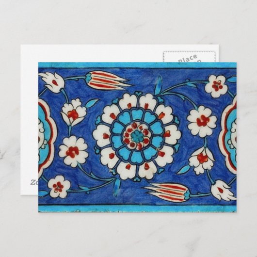 イズニクのタイルはがき ポストカード (正面/裏面)