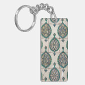 イズニクのタイル緑 キーホルダー (正面左)