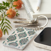 イズニクのタイル緑 キーホルダー (正面右)