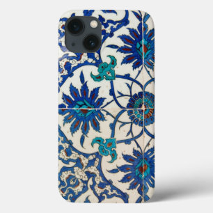 イズニクのタイル青 iPhone 13ケース