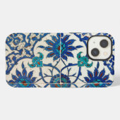 イズニクのタイル青 iPhoneケース (裏面横)
