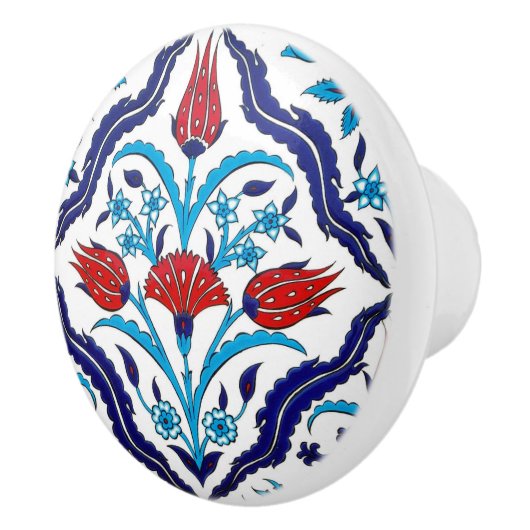 イズニクのタイル セラミックノブ (右)