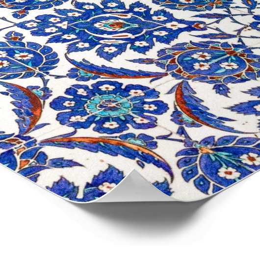 イズニクのタイル ポスター (角)