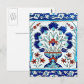 イズニクの陶器 ポストカード (正面/裏面)