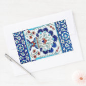 イズニクの陶器 長方形シール (封筒)