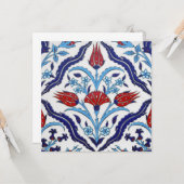 イズニクタイル カード (正面/裏面インサイチュ)