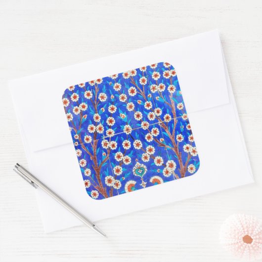 イズニクタイル スクエアシール (封筒)