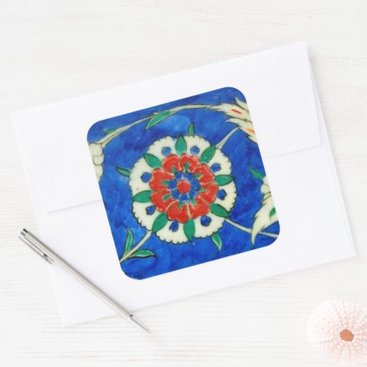 イズニクタイル スクエアシール (封筒)