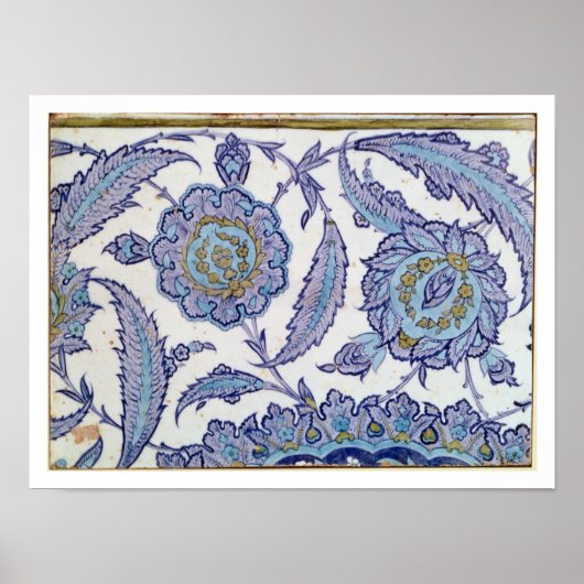 イズニク陶器瓦c.1520-50 ポスター (正面)