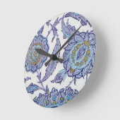 イズニク陶器瓦c.1520-50 ラウンド壁時計 (傾斜)