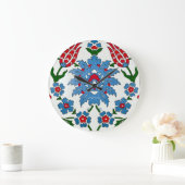 イズニク陶磁器 ラージ壁時計 (ホーム)