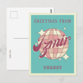 イズミルトルコレトロヴィンテージはがき ポストカード (正面/裏面)