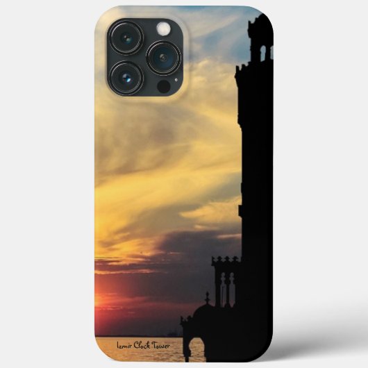 イズミールクロックタワーサンセットトルコ Case-Mate iPhoneケース (裏面)