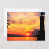 イズミールクロックタワーサンセット シーズンポストカード (正面/裏面)