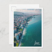 イズミールターキートラベルプレイスイラストレーション ポストカード (正面/裏面)