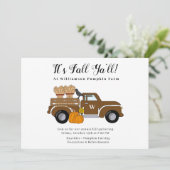 イズ秋ヤイル秋パーティの招待状 招待状 (スタンド正面)