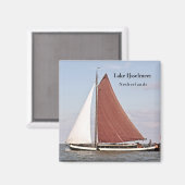 イセ伝統的ルメーアの帆船クルージング マグネット (正面/裏面)