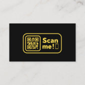 イソカスタマイズプッド動物の黒と黄色 名刺 (裏面)