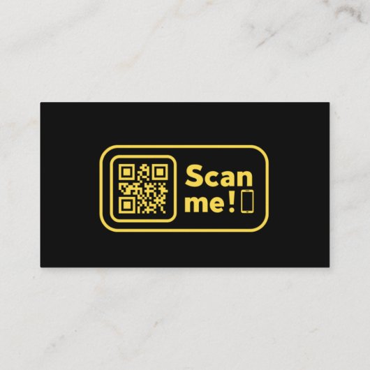 イソカスタマイズプッド動物の黒と黄色 名刺 (裏面)