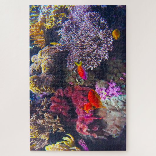 イソギンチャクと熱帯魚。 ジグソーパズル (縦)
