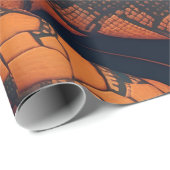 イソクラピアのヘビのモザイクカラフルパターン ラッピングペーパー (ロールコーナー)