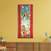 イソップの寓話キツネと葡萄 キャンバスプリント (インサイチュ (リビング))