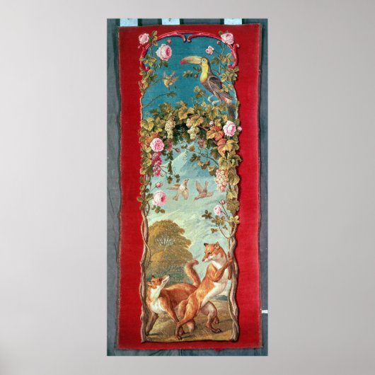 イソップの寓話キツネと葡萄 ポスター (正面)