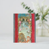 イソップの寓話キツネと葡萄 ポストカード (スタンド正面)