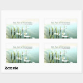 イソップ感動的引用文ステッカー「優しさ」 長方形シール (シート)