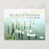 イソップ感動的引用文「優しさ」 ポストカード (正面)