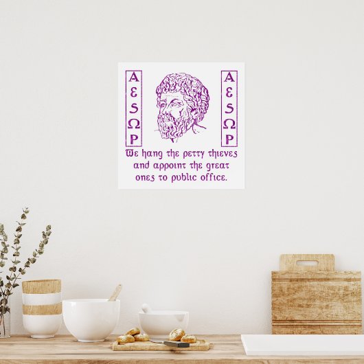 イソップ ポスター (キッチン)