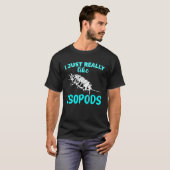 イソポッドが大好き ワラジムシ ダイリーミルクコウ Tシャツ (正面フル)