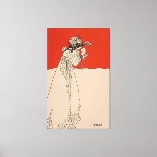 イゾルドバイオーブリーベアズリー キャンバスプリント (正面)