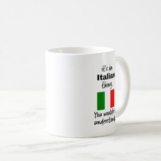 イタイタリアンリおもしろいアギフトアイディアマグ コーヒーマグカップ