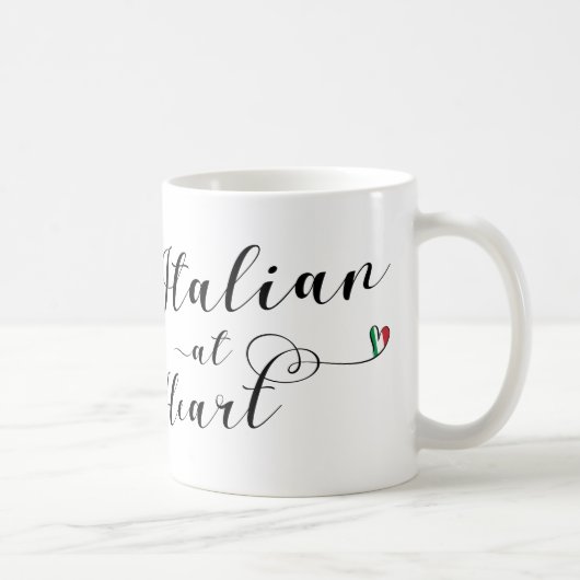イタイタリアンリアのハートマグで コーヒーマグカップ (右)