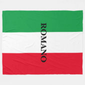 イタイタリアンリア国旗カスタム大フリースブランケット フリースブランケット (正面(横))
