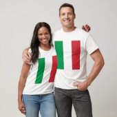 イタイタリアンリア国旗、イタリア国旗 Tシャツ (ユニセックス)