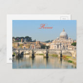イタイタリアンリア，ローマの建築 ポストカード (正面/裏面)