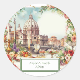 イタエレガントリア、フィレンツェの夕食への招待。 ラウンドシール