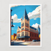 イタカニューヨークトラベルヴィンテージイラストレーション ポストカード (正面)