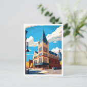 イタカニューヨークトラベルヴィンテージイラストレーション ポストカード (スタンド正面)