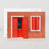 イタカラフルリア，カオレ，ハウスファサード ポストカード (正面/裏面)