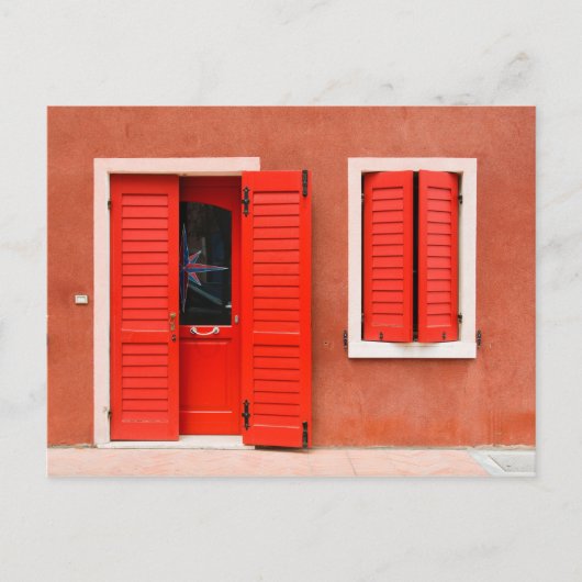 イタカラフルリア，カオレ，ハウスファサード ポストカード (正面)